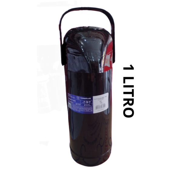 GARRAFA TERMICA 1L PR PRESSAO M PUMP GTERM01